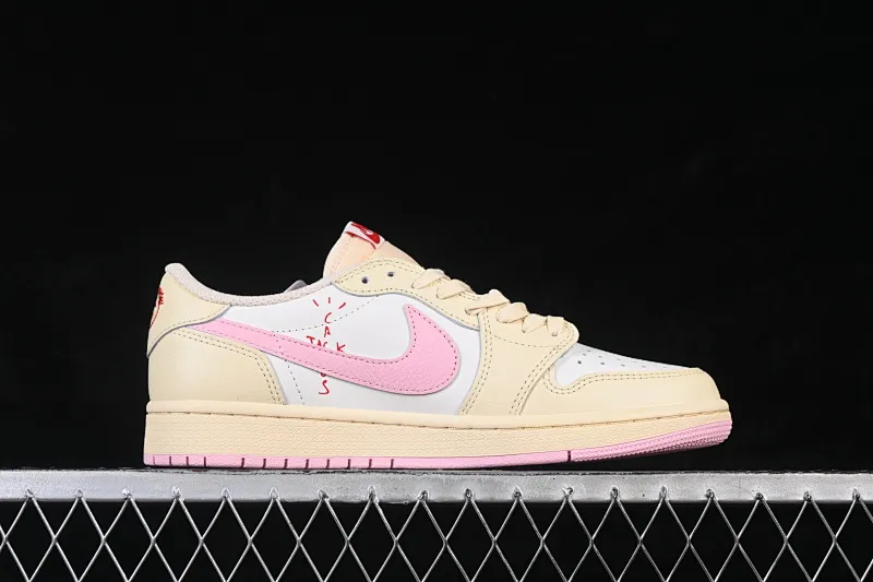 All categories Air Jordan Jordan series basketball shoes Air Jordan 1 Low Travis Scott x Air Jordan 1 Low OG AJ1 Joe 1 undercut low IQ7604-101